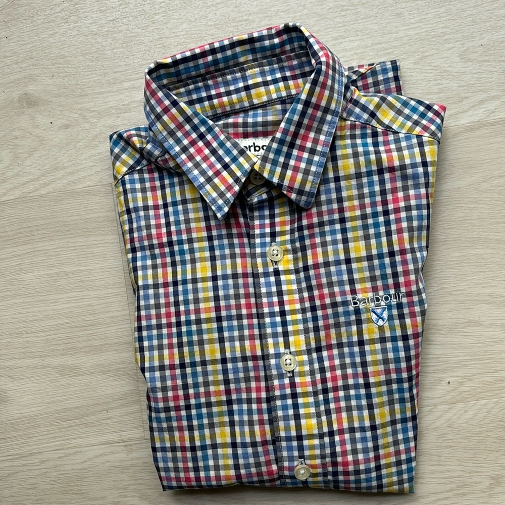 SHORT SLEEVE BARBOUR BUTTON DOWN